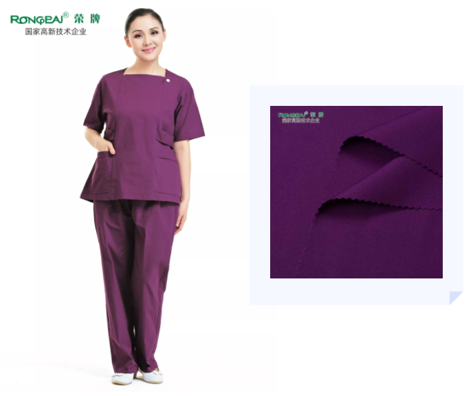 金年汇医纺紫色面料